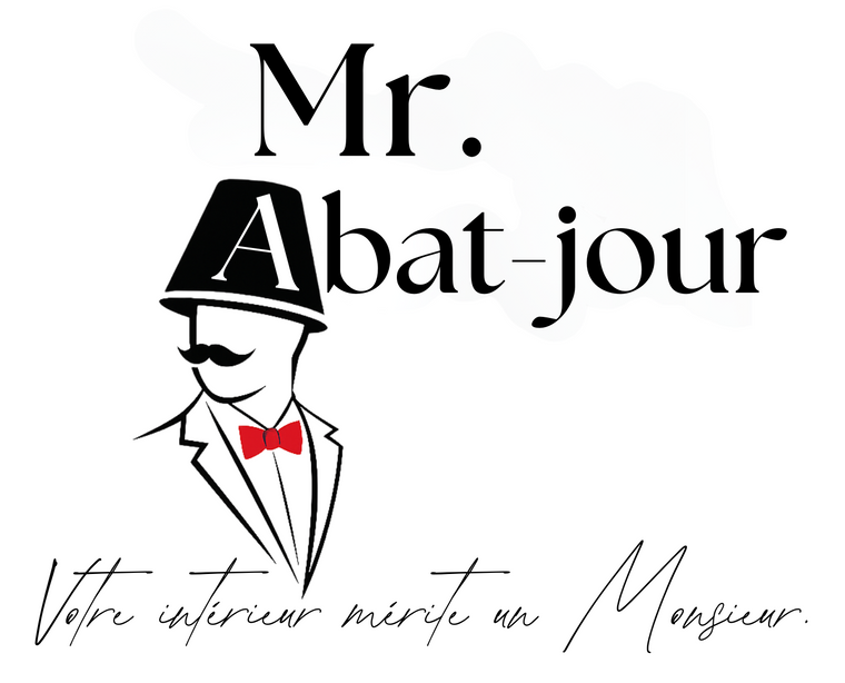 Logo Mr Abat-jour, spécialiste abat-jour, lampe et suspension design pour sublimer votre intérieur avec élégance.